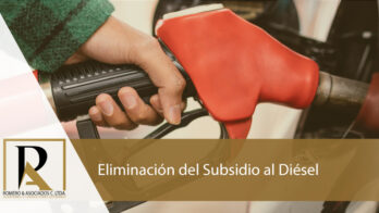 Eliminación del subsidio al diésel