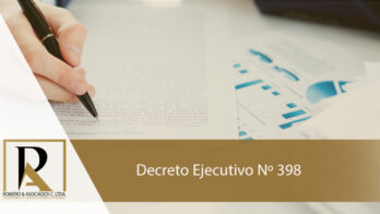 Decreto Ejecutivo Nº 398